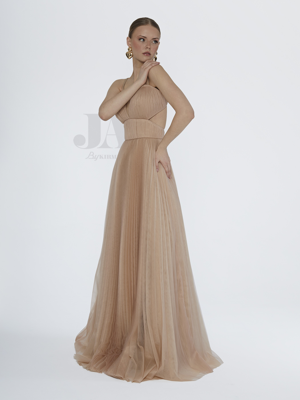 DEKOLTE PİLİSORE ELBİSE