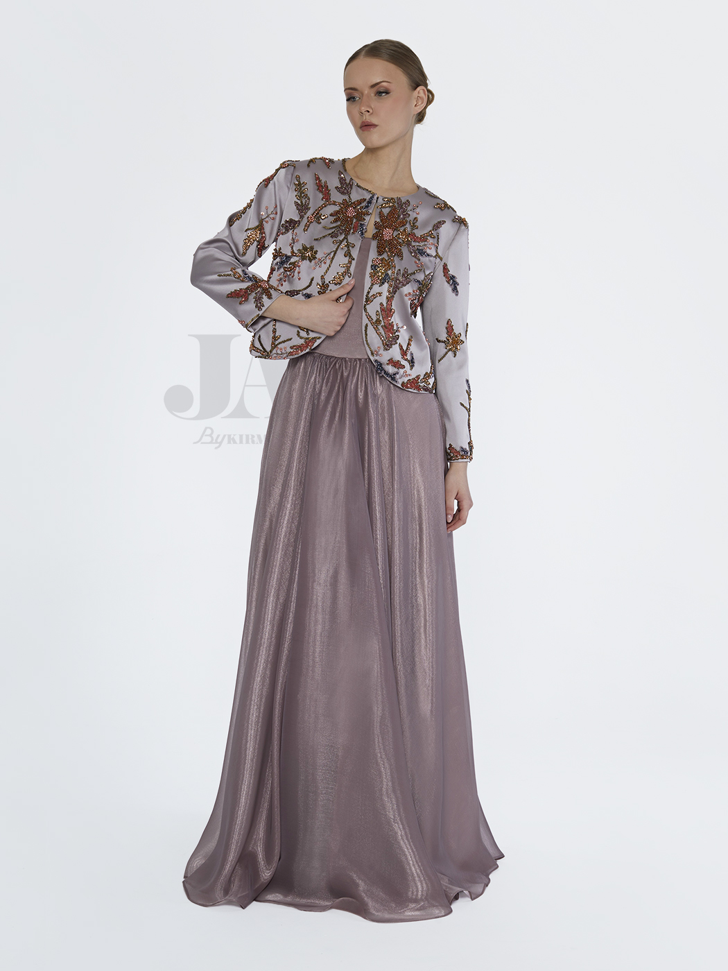 KROP CEKET & ŞİFON ELBİSE